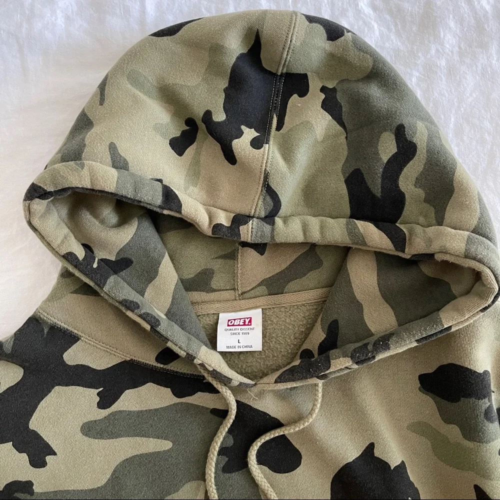 Obey Camouflage Hoodie - Picture 3 of 4